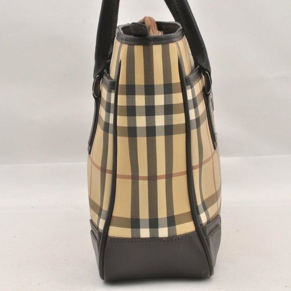 Authentic Burberrys Nova Check Hand Bag - Picture 5 of 9